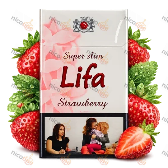 Lifa Super Slims Strawberry — полуничні супер слім