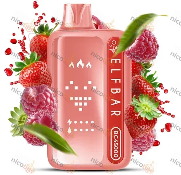 Elf Bar BC45000 Red Raspberry Strawberry (Малина Полуниця)